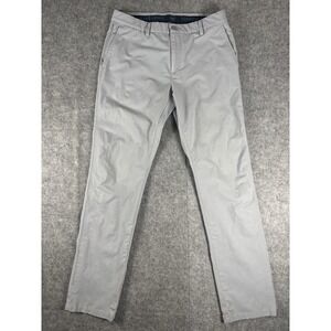 Vineyard Vines On The Go Pants Mens 32x32 OTG Performance Cotton Blend Grey